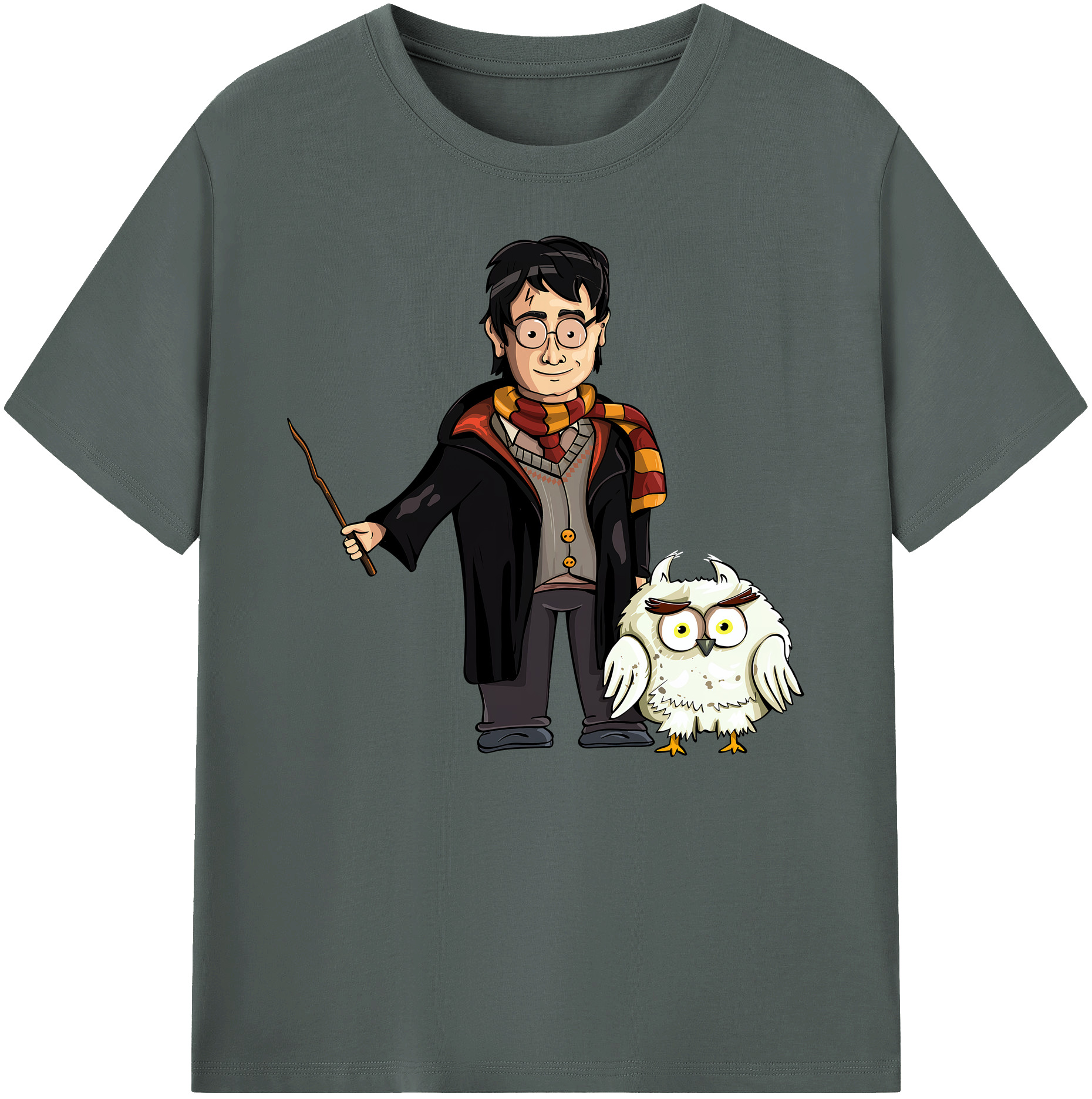 （画像用） Harry Potter ハリー・ポッターシリーズ 綿100％ メンズ半袖Tシャツ｜肌触りやわらか＆通気性